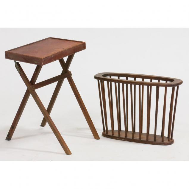 danish-modern-tray-table-and-magazine-rack