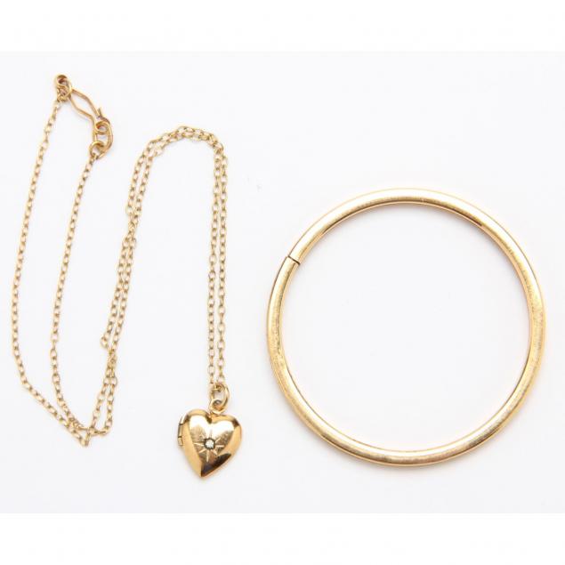 two-vintage-gold-filled-baby-items