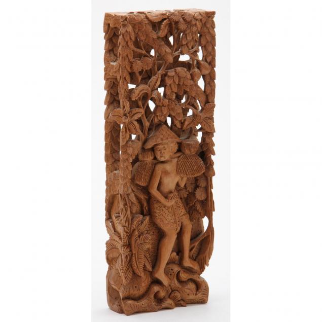 balinese-carved-wall-plaque