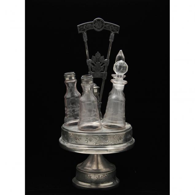 victorian-silver-plate-cruet-set