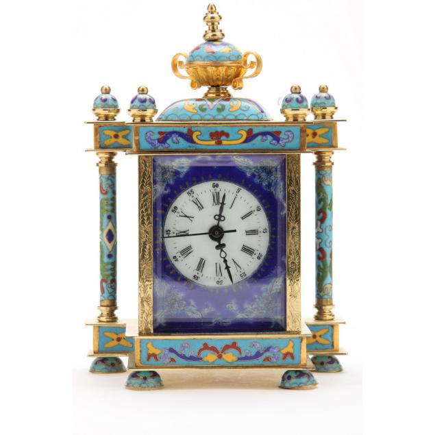 20th-century-diminutive-cloisonne-clock