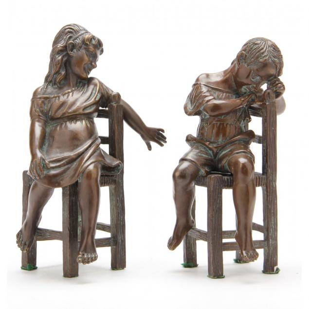 pair-of-cast-bronze-children-form-bookends