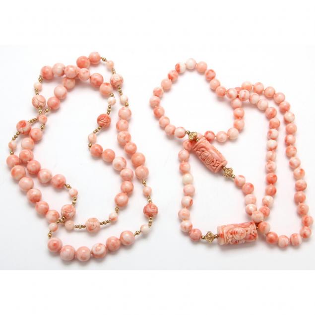 two-dyed-coral-necklaces