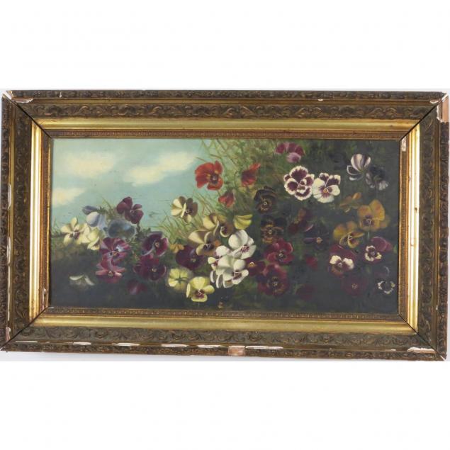 victorian-painting-of-pansies