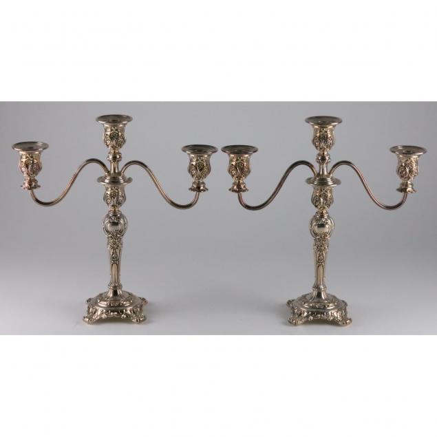 pair-of-silver-plated-3-arm-candelabra