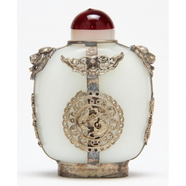 chinese-silver-mounted-jade-snuff-bottle