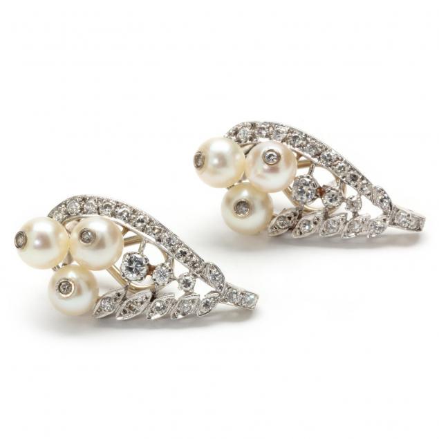 14kt-pearl-and-diamond-ear-clips
