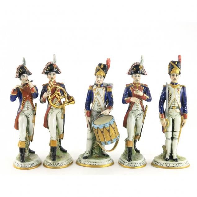 5-continental-porcelain-soldier-figurines