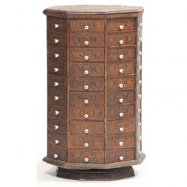early-country-store-octagonal-cabinet