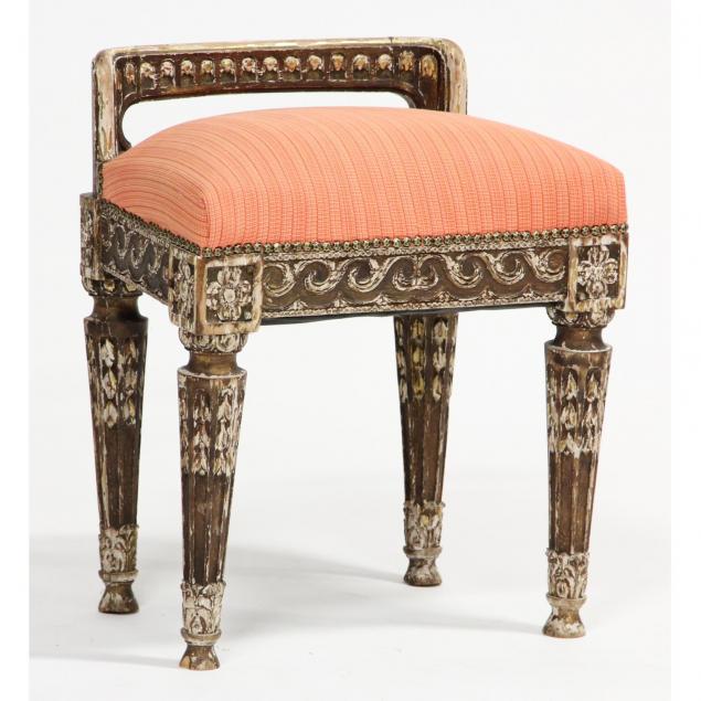 italianate-carved-and-painted-vanity-stool