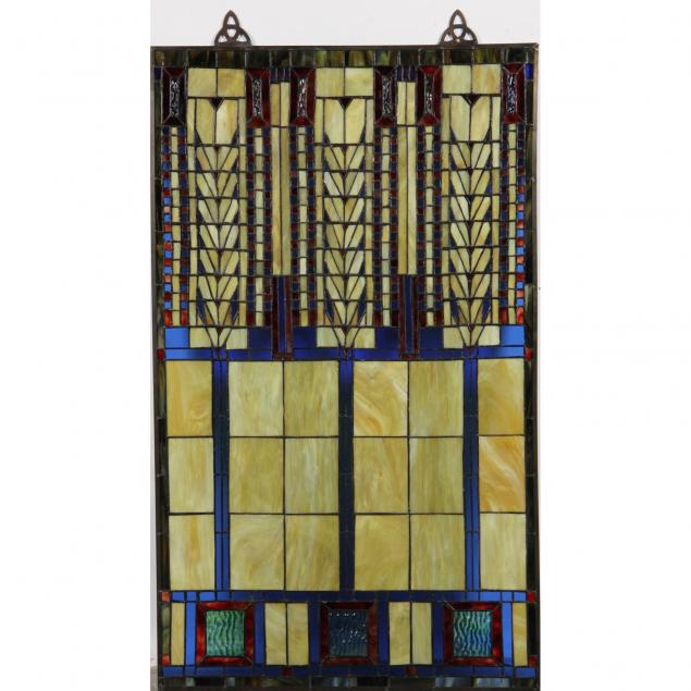 arts-and-crafts-style-stained-glass-panel