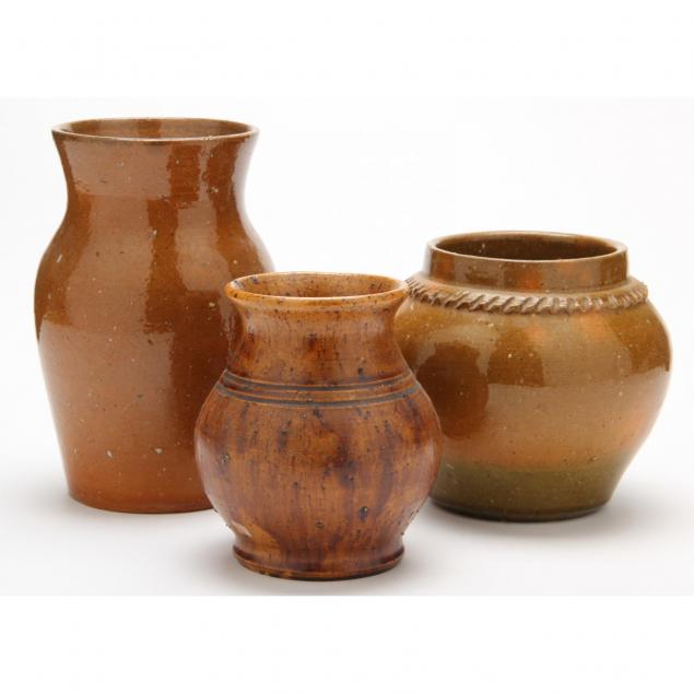 3-early-nc-pottery-vases