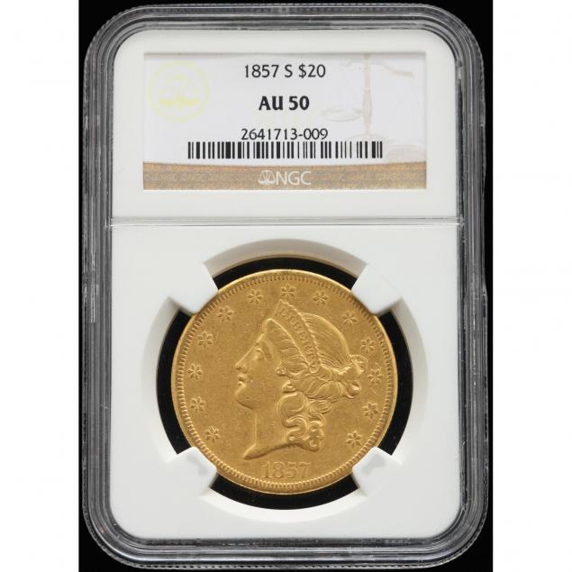 1857-s-20-gold-liberty-head-double-eagle