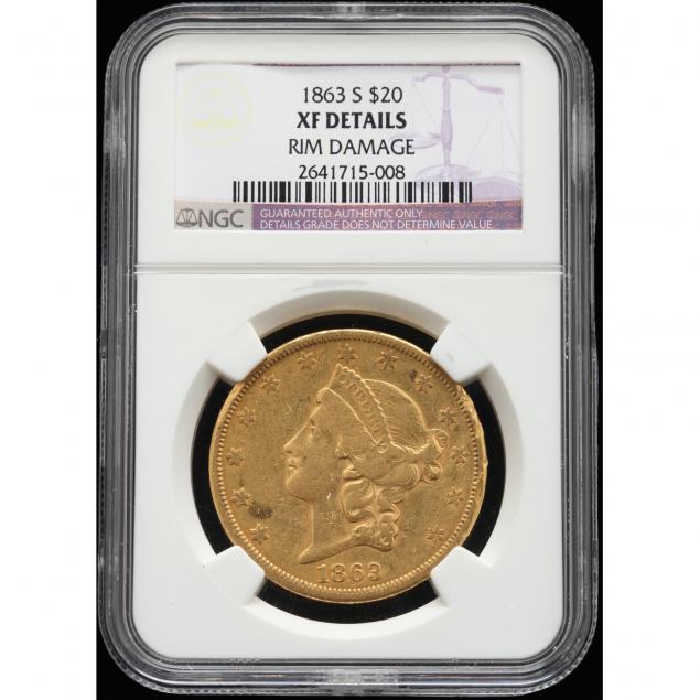 1863-s-20-gold-liberty-head-double-eagle