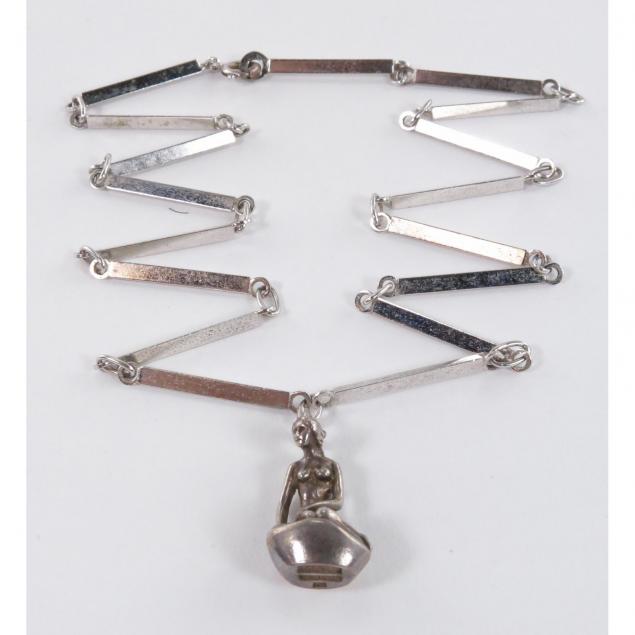 danish-modern-silver-necklace