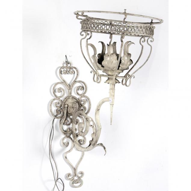vintage-wrought-iron-wall-sconce