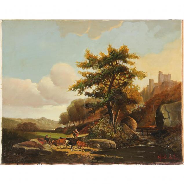 a-santini-italian-20th-century-pastoral-view