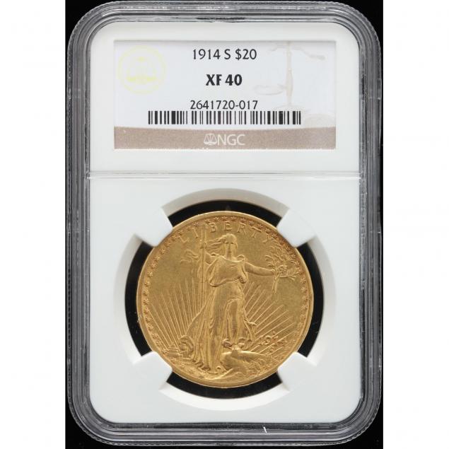 1914-s-20-gold-st-gaudens-double-eagle