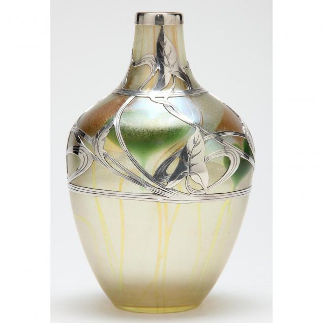 att-loetz-silver-overlay-glass-vase
