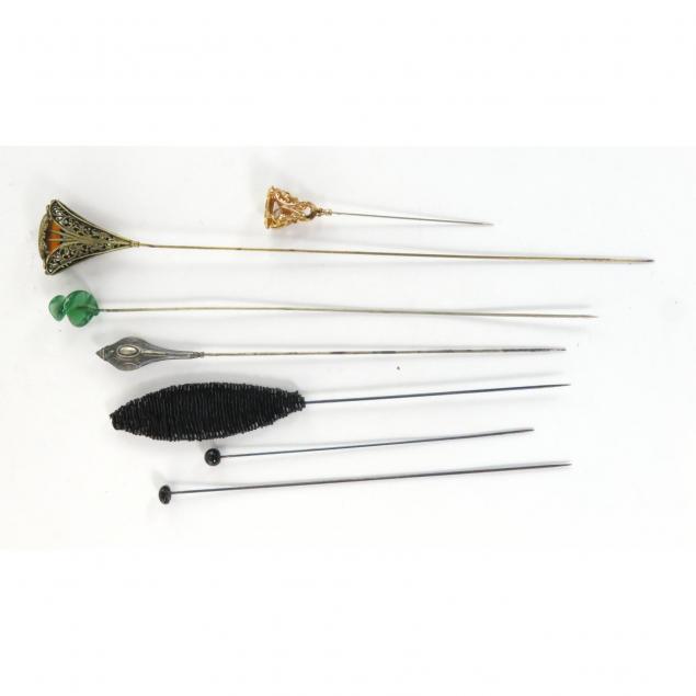 group-of-seven-vintage-hatpins