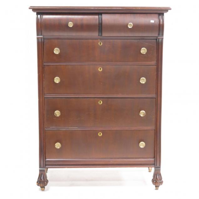 semi-tall-mahogany-chest-of-drawers
