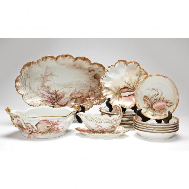 hand-painted-limoges-shellfish-service