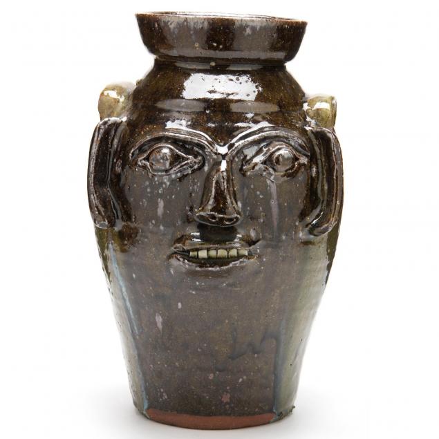 nc-folk-pottery-burlon-craig-face-churn-with-lid