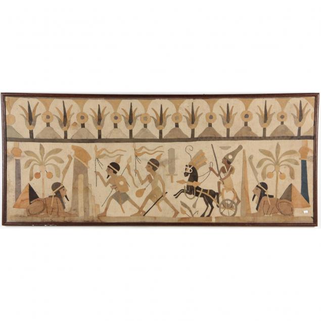 large-framed-egyptian-textile