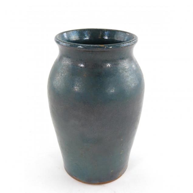 brown-pottery-vase-chinese-blue-glaze