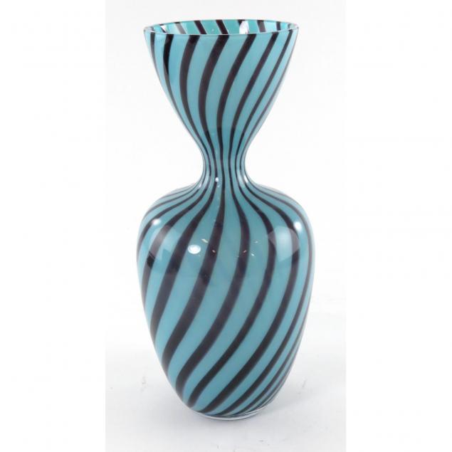 italian-blue-swirl-glass-vase