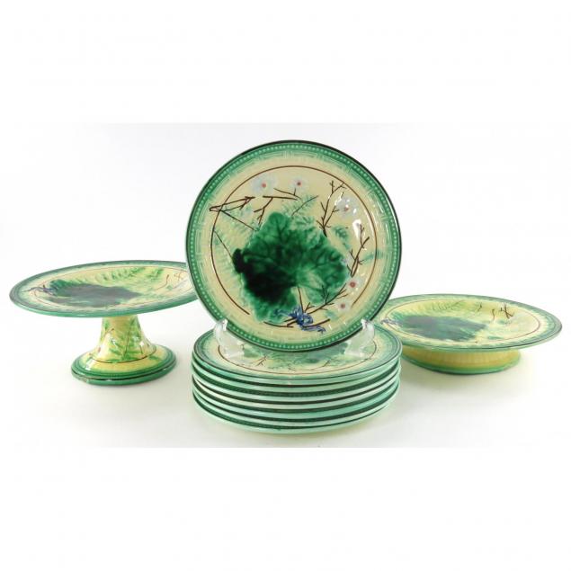 10pc-majolica-dessert-set