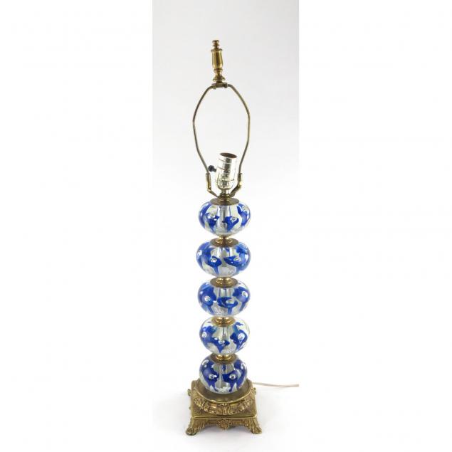art-glass-paperweight-table-lamp