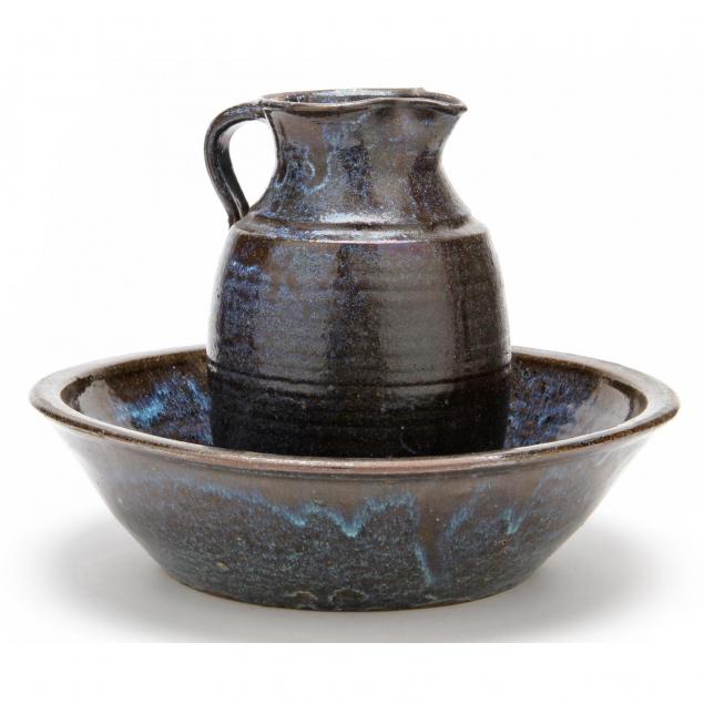 nc-pottery-wash-basin-and-pitcher