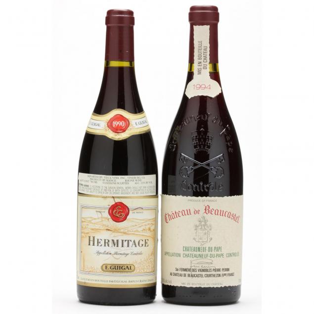 1990-hermitage-1994-chateau-de-beaucastel