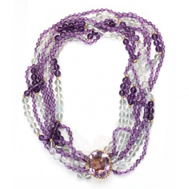 14kt-multi-strand-amethyst-necklace