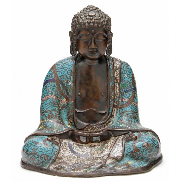 chinese-champleve-and-bronze-buddha
