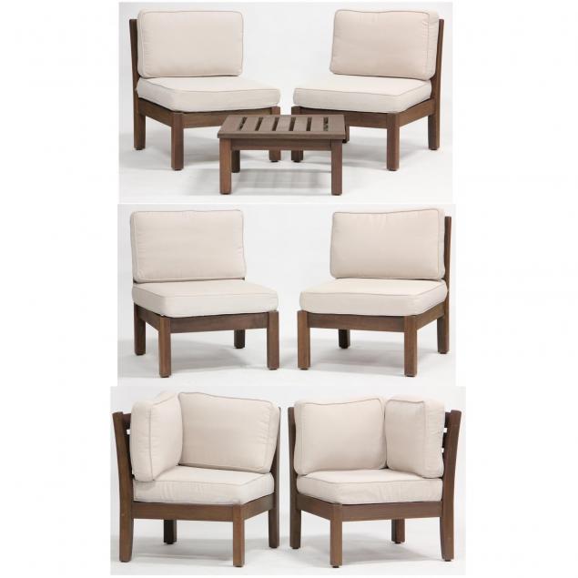 teak-outdoor-sectional-lounge-set