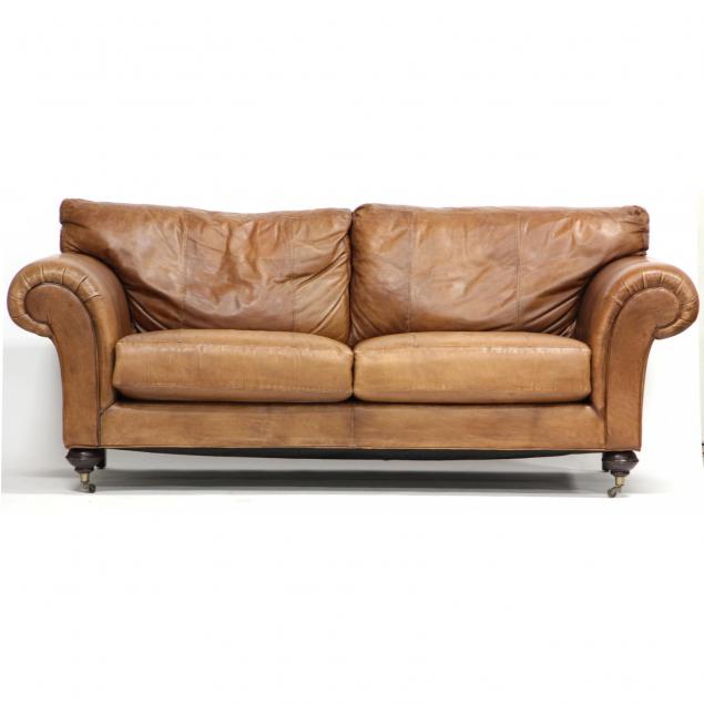 henredon-leather-co-sofa