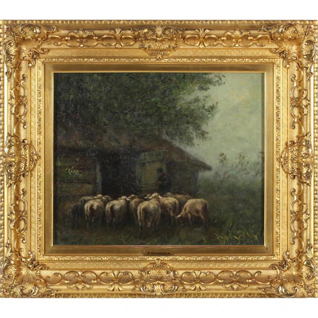 h-bongers-dutch-19th-century-return-of-the-flock