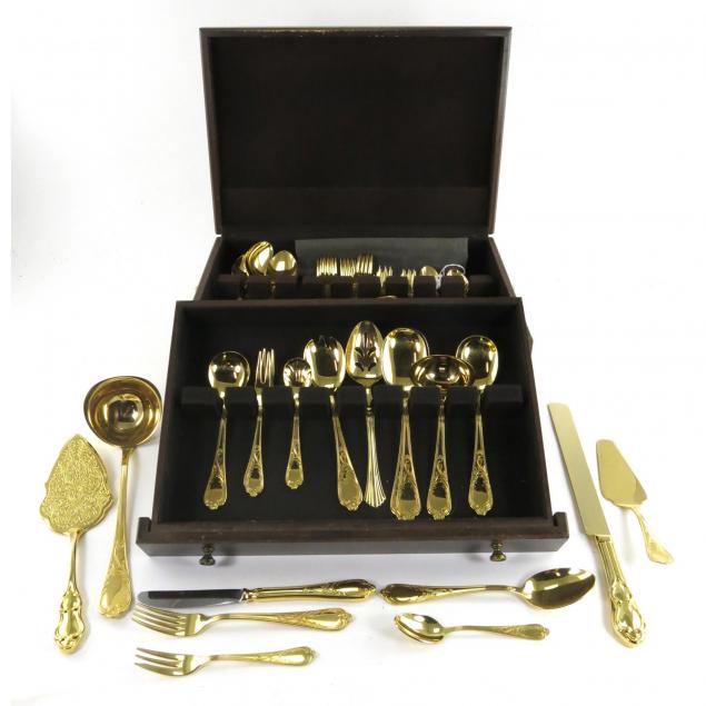 solingen-gold-plated-flatware-set