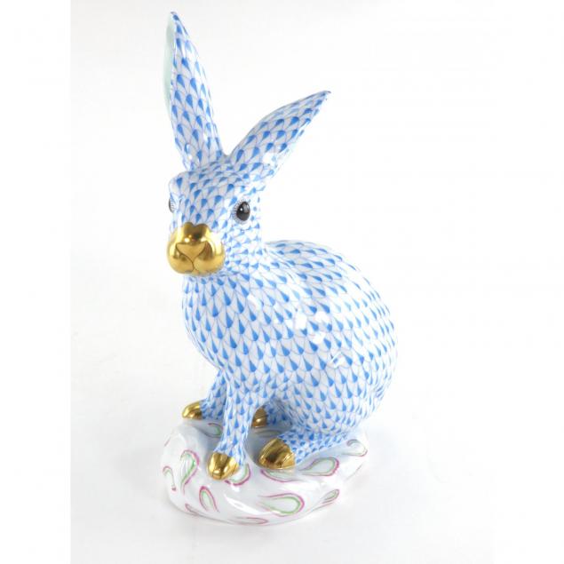 herend-porcelain-large-rabbit-5334