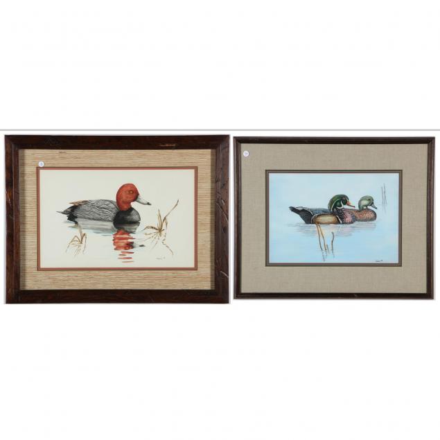 two-original-duck-paintings-signed-chaney