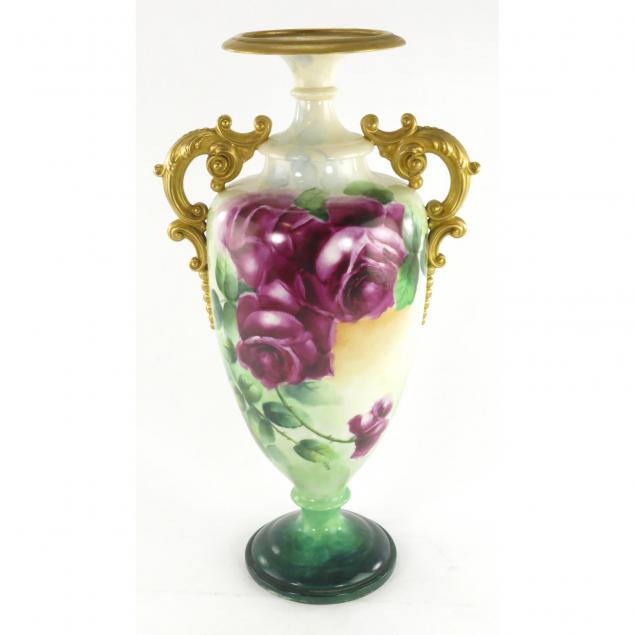 belleek-painted-porcelain-vase