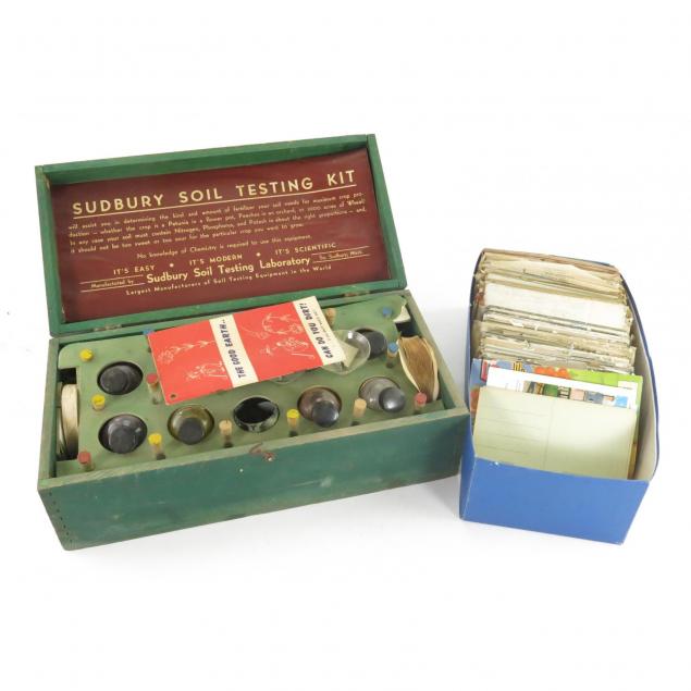 vintage-soil-tester-and-post-cards