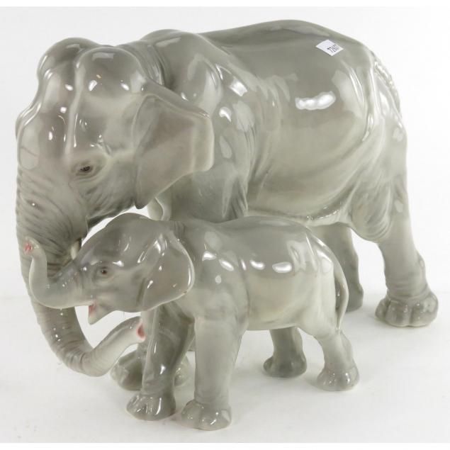 goldscheider-germany-porcelain-elephant-with-calf