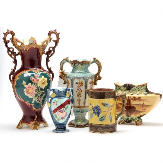 5pc-antique-majolica