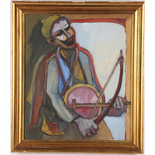 american-school-painting-of-a-musician