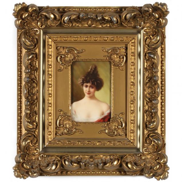 dresden-porcelain-portrait-plaque-e-volk