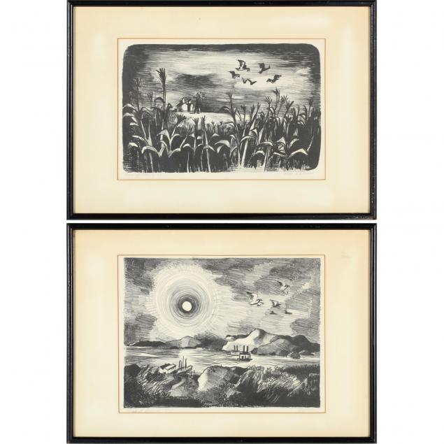 dong-kingman-ca-ny-1911-2000-two-lithographs