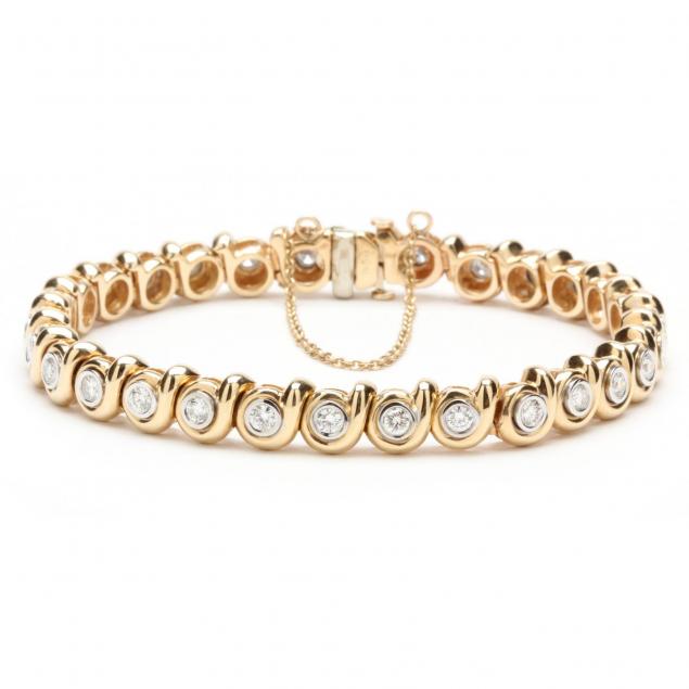 14kt-lady-s-diamond-bracelet